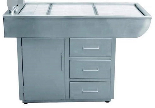 [FT-851R] MESA HUMEDA EN ACERO INOX. 47"X24"X35"