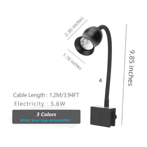 LAMPARA LED ENFOQUE GIRATORIO 9.5"