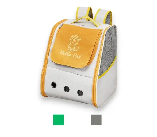 MOCHILA TRANSPORTADORA P/MASCOTAS ZYRIN